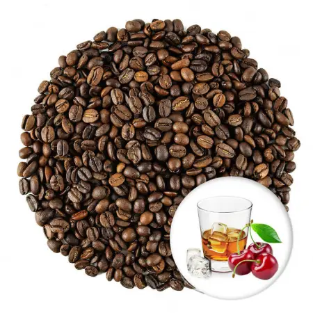 Kawa o smaku wiśni w rumie 250g